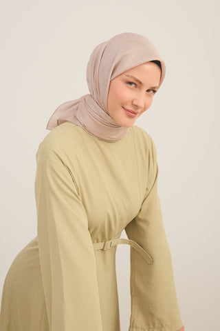 Shiny Eşarp Ottoman Paisley Pudra Vizon