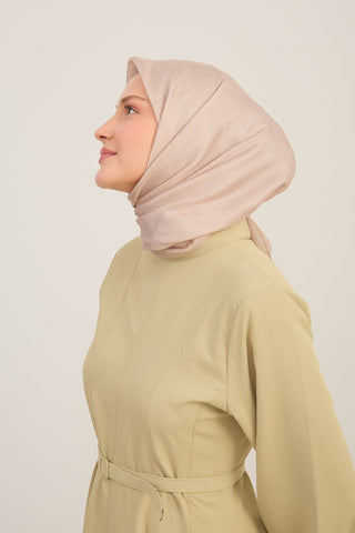 Shiny Eşarp Ottoman Paisley Pudra Vizon
