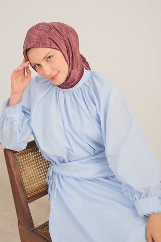 Shiny Eşarp Ottoman Paisley Şarabi