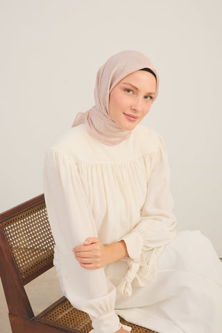 Shiny Eşarp Ottoman Paisley Tozpembe