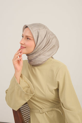 Shiny Eşarp Ottoman Paisley Yeşil Bej
