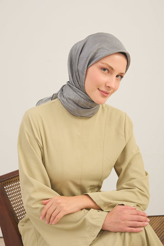 Shiny Eşarp Ottoman Paisley Yeşil Gri