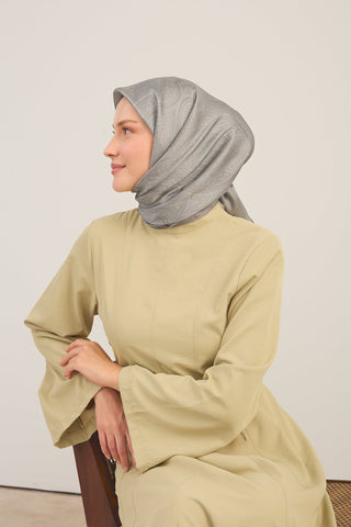 Shiny Eşarp Ottoman Paisley Yeşil Gri
