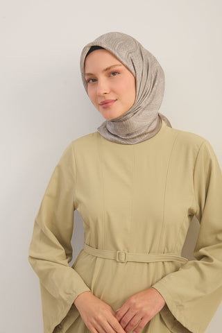 Shiny Eşarp Ottoman Paisley Yeşil Vizon