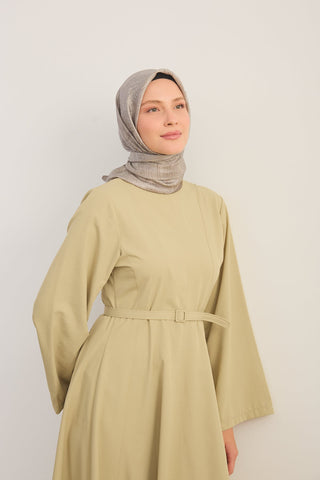 Shiny Eşarp Ottoman Paisley Yeşil Vizon
