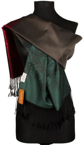 Silk Dört Taraflı İpek Şal SE1089-11