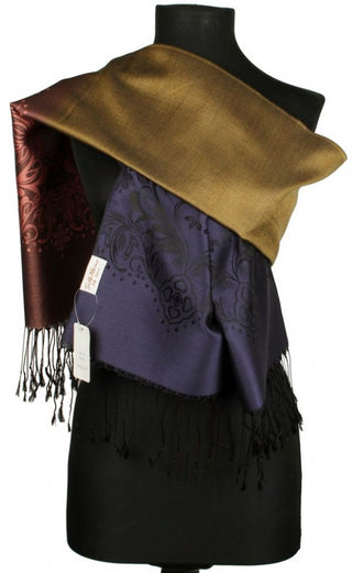 Silk Dört Taraflı İpek ŞalSE1089-10