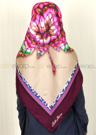 Silk Home 100% Twill Silk Large Size Scarf 10588-B0