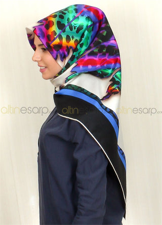 Silk Home 100% Twill Silk Large Size Scarf 10588-B1