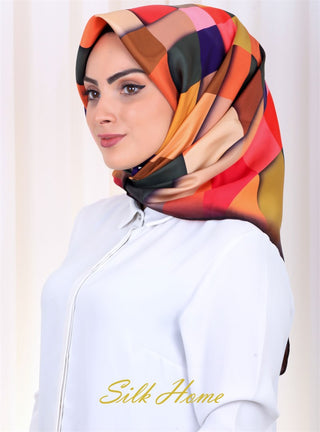 Silk Home %100 Twill İpek Eşarp 10100-06