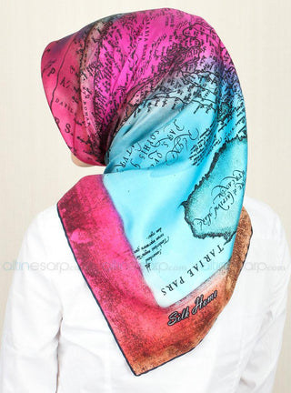 Silk Home %100 Twill İpek Eşarp 10132-06