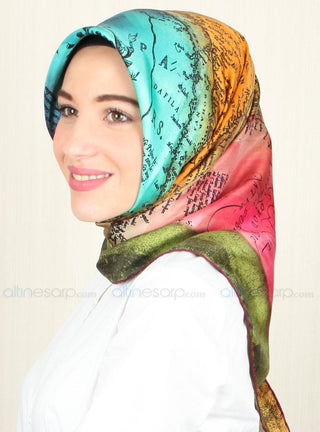 Silk Home %100 Twill İpek Eşarp 10132-09