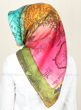 Silk Home %100 Twill İpek Eşarp 10132-09
