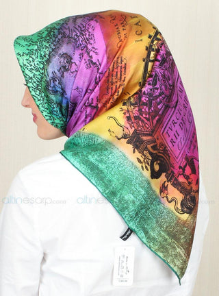 Silk Home %100 Twill İpek Eşarp 10132-10