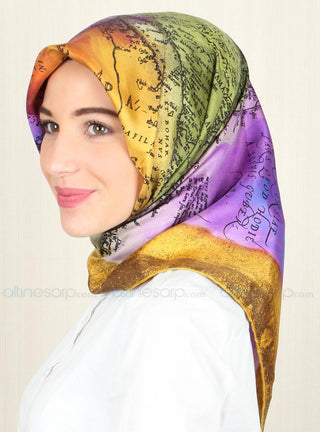 Silk Home %100 Twill İpek Eşarp 10132-11