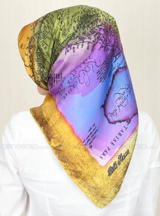 Silk Home %100 Twill İpek Eşarp 10132-11