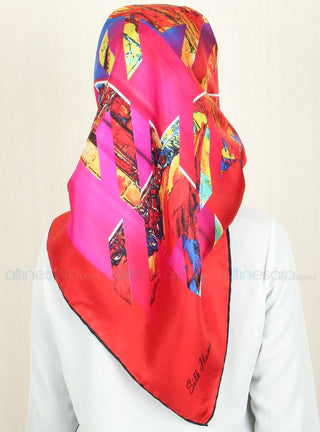 Silk Home %100 Twill İpek Eşarp 10135-13
