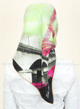 Silk Home 100% Twill Silk Scarf 10174-09