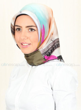 Silk Home %100 Twill İpek Eşarp 10174-12