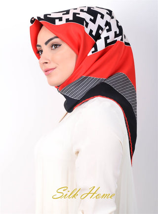 Silk Home %100 Twill İpek Eşarp 10259-27