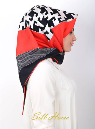 Silk Home %100 Twill İpek Eşarp 10259-27