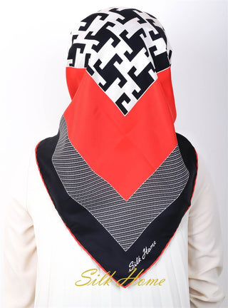 Silk Home %100 Twill İpek Eşarp 10259-27