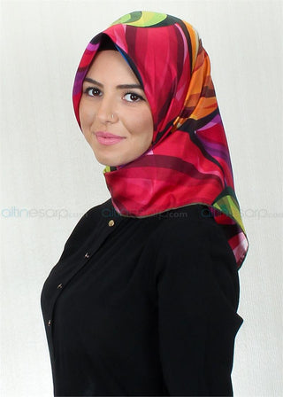 Silk Home %100 Twill İpek Eşarp 10279-07