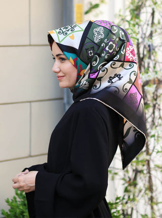 Silk Home %100 Twill İpek Eşarp 10306-01