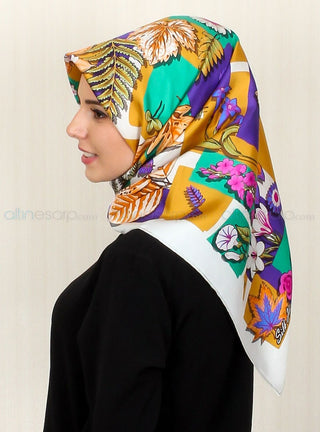 Silk Home %100 Twill İpek Eşarp 10421-06