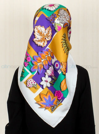 Silk Home %100 Twill İpek Eşarp 10421-06