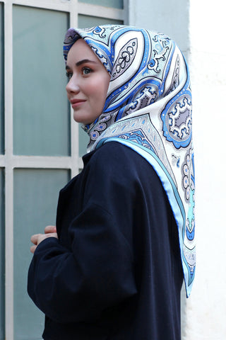 Silk Home %100 Twill İpek Eşarp 10431-22