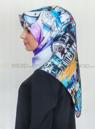 Silk Home %100 Twill İpek Eşarp 10450-01