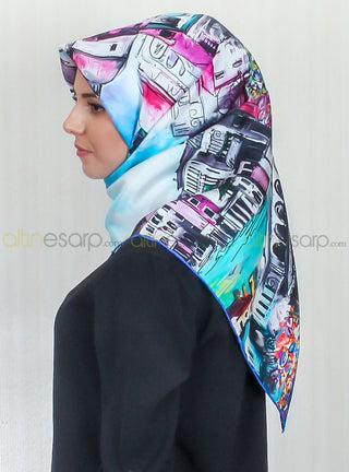 Silk Home %100 Twill İpek Eşarp 10450-04