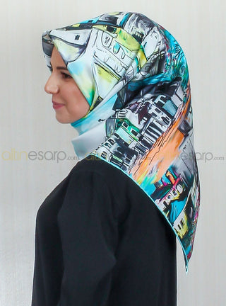 Silk Home %100 Twill İpek Eşarp 10450-07