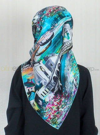 Silk Home %100 Twill İpek Eşarp 10450-07