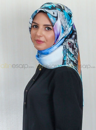 Silk Home %100 Twill İpek Eşarp 10450-08