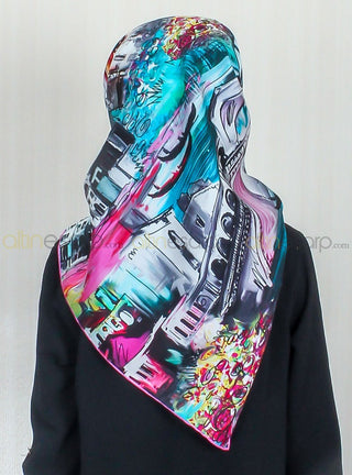 Silk Home 100% Twill Silk Scarf 10450-10