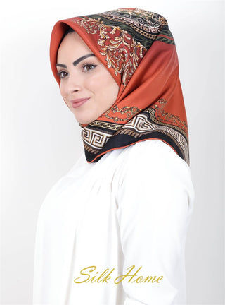 Silk Home %100 Twill İpek Eşarp 10486-15