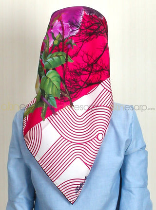 Silk Home %100 Twill İpek Eşarp 10529-11