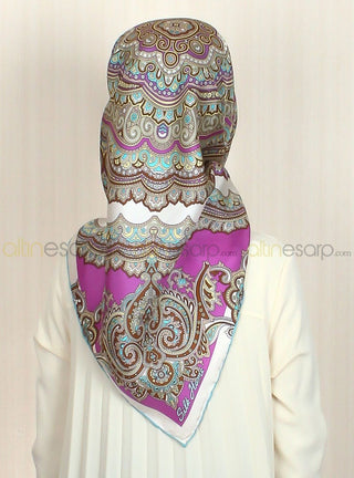 Silk Home 100% Twill Silk Scarf 10583-07