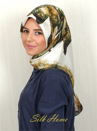 Silk Home 100% Twill Silk Scarf 10726-08