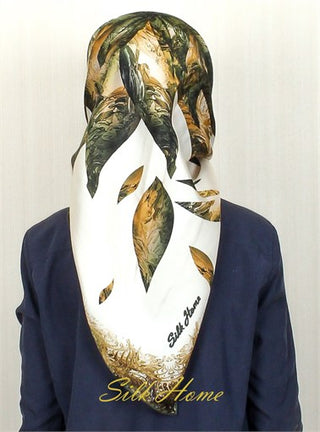 Silk Home 100% Twill Silk Scarf 10726-08