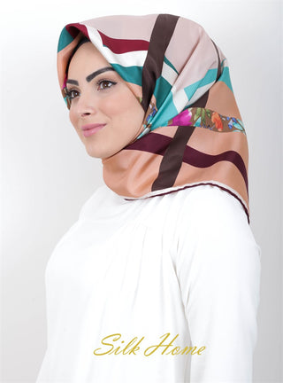 Silk Home %100 Twill İpek Eşarp 10774-09