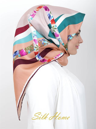 Silk Home %100 Twill İpek Eşarp 10774-09