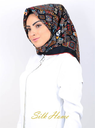Silk Home %100 Twill İpek Eşarp 10816-01