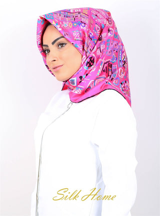 Silk Home %100 Twill İpek Eşarp 10816-12