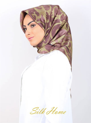 Silk Home %100 Twill İpek Eşarp 10818-07