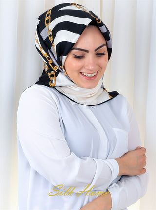 Silk Home %100 Twill İpek Eşarp 10867-14