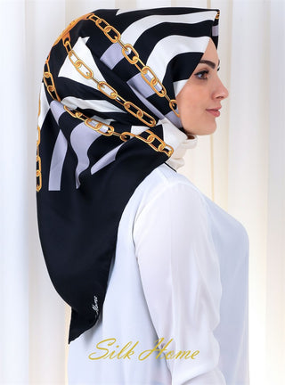 Silk Home %100 Twill İpek Eşarp 10867-14