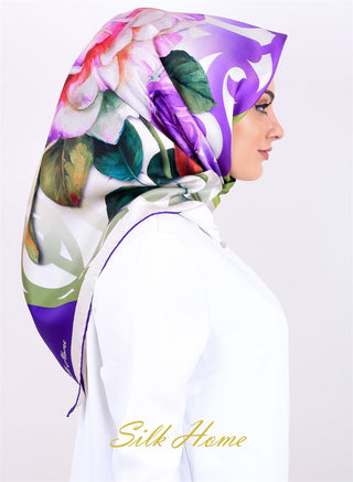 Silk Home %100 Twill İpek Eşarp 10874-04